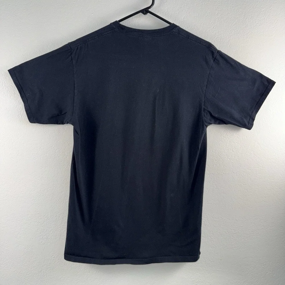 Anime Warning T-Shirt Funny Otaku Graphic Tee Black Medium Cotton‎ Kawaii Style